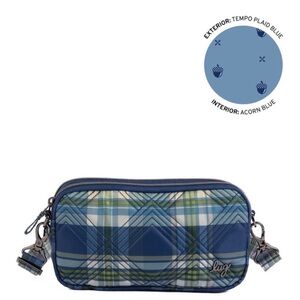 Lug CoupeXL Convertible Crossbody Bag💙💚TempoPlaidBlue